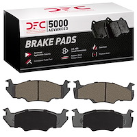 1551-0206-00 5000 Advanced Semi-Metallic Brake Pads, 1980-1984 Audi/Volkswagen, Position: Front