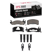 1551-0310-01 5000 Advanced Semi-Metallic Brake Pads & Hardware Kit, 1982-1982 Ford/Lincoln/Mercury/Mazda, Position: Front