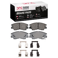 1551-0349-01 5000 Advanced Ceramic Brake Pads & Hardware Kit, 1986-2008 Multiple Makes/Models, Position: Front
