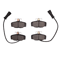 1551-0382-00 5000 Advanced Semi-Metallic Brake Pads, 1988-1989 Ford/Lincoln/Mercury/Mazda, Position: Rear