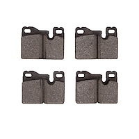 1551-0445-09 5000 Advanced Semi-Metallic Brake Pads & Hardware Kit, 1977-1989 Porsche, Position: Rear