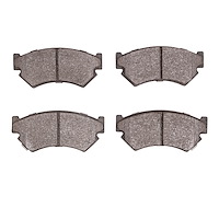 1551-0480-09 5000 Advanced Semi-Metallic Brake Pads & Hardware Kit, 1989-1994 Subaru, Position: Front