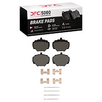 1551-0518-11 5000 Advanced Low-Metallic Brake Pads & Hardware Kit, 1974-2016 Land Rover, Position: Rear