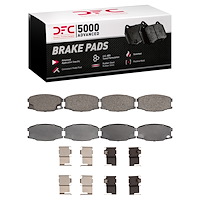 1551-0734-01 5000 Advanced Semi-Metallic Brake Pads & Hardware Kit, 1995-2005 Mitsubishi Fuso, Position: Fr,Rr