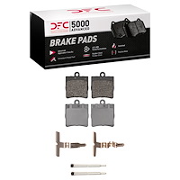 1551-0779-01 5000 Advanced Low-Metallic Brake Pads & Hardware Kit, 1996-2015 Multiple Makes/Models, Position: Rear