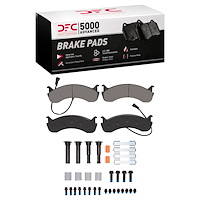 1551-0786-21 5000 Advanced Semi-Metallic Brake Pads & Hardware Kit, Fits Select Ford/Lincoln/Mercury/Mazda, Position: Rear