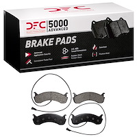 1551-0786-30 5000 Advanced Semi-Metallic Brake Pads, Fits Select Ford/Lincoln/Mercury/Mazda, Position: Front