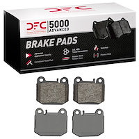 1551-0874-00 5000 Advanced Low-Metallic Brake Pads, 2000-2005 Mercedes-Benz, Position: Rear