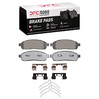 1551-1011-01 5000 Advanced Semi-Metallic Brake Pads & Hardware Kit, 2004-2009 Ford/Lincoln/Mercury/Mazda, Position: Front