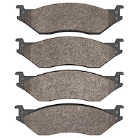 1551-1066-00 5000 Advanced Semi-Metallic Brake Pads, Fits Select Multiple Makes/Models, Position: Fr,Front,Fr & Rr,Rear,Rr
