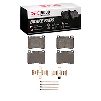 1551-1121-01 5000 Advanced Low-Metallic Brake Pads & Hardware Kit, 2005-2011 Mercedes-Benz, Position: Front