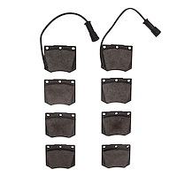 1551-1153-00 5000 Advanced Low-Metallic Brake Pads, 1989-2003 Multiple Makes/Models, Position: Front