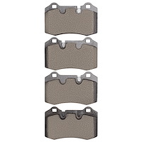 1551-1166-10 5000 Advanced Low-Metallic Brake Pads, 2005-2012 Aston Martin, Position: Rear