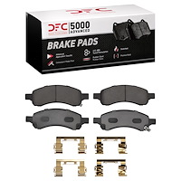 1551-1169-11 5000 Advanced Ceramic Brake Pads & Hardware Kit, 2007-2017 GM, Position: Front