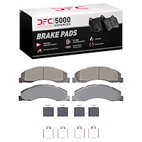 1551-1328-01 5000 Advanced Semi-Metallic Brake Pads & Hardware Kit, Fits Select Ford/Lincoln/Mercury/Mazda, Position: Front,Fr