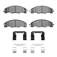 1551-1339-01 5000 Advanced Ceramic Brake Pads & Hardware Kit, 2008-2011 Ford/Lincoln/Mercury/Mazda, Position: Front