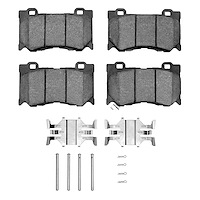 1551-1346-01 5000 Advanced Ceramic Brake Pads & Hardware Kit, Fits Select Infiniti/Nissan, Position: Front