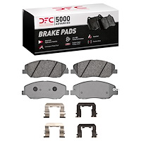 1551-1384-01 5000 Advanced Ceramic Brake Pads & Hardware Kit, 2009-2011 Kia/Hyundai/Genesis, Position: Front