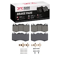 1551-1426-01 5000 Advanced Low-Metallic Brake Pads & Hardware Kit, 2010-2021 Land Rover, Position: Front