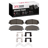 1551-1509-01 5000 Advanced Ceramic Brake Pads & Hardware Kit, Fits Select Infiniti/Nissan, Position: Front