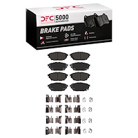 1551-1682-01 5000 Advanced Semi-Metallic Brake Pads & Hardware Kit, 2012-2020 Multiple Makes/Models, Position: Rear,Front,Fr,Rr