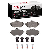 1551-1694-01 5000 Advanced Low-Metallic Brake Pads & Hardware Kit, 2012-2020 Multiple Makes/Models, Position: Front