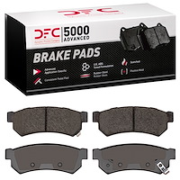 1551-1739-00 5000 Advanced Ceramic Brake Pads, 2007-2016 Multiple Makes/Models, Position: Rear