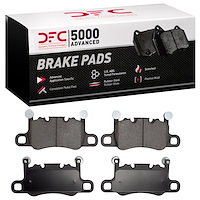 1551-1740-00 5000 Advanced Low-Metallic Brake Pads, Fits Select Porsche, Position: Rear