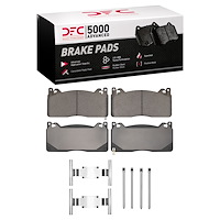 1551-1853-01 5000 Advanced Low-Metallic Brake Pads & Hardware Kit, 2016-2020 Ford/Lincoln/Mercury/Mazda, Position: Front