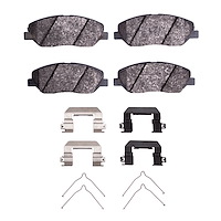 1551-1917-01 5000 Advanced Ceramic Brake Pads & Hardware Kit, 2006-2019 Kia/Hyundai/Genesis, Position: Front