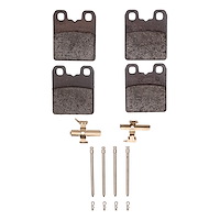 1551-2069-01 5000 Advanced Low-Metallic Brake Pads & Hardware Kit, Fits Select Multiple Makes/Models, Position: Parking