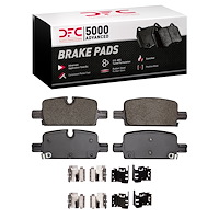 1551-2174-01 5000 Advanced Ceramic Brake Pads & Hardware Kit, Fits Select Multiple Makes/Models, Position: Rear,Rr
