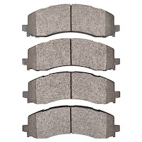 1551-2225-00 5000 Advanced Semi-Metallic Brake Pads, Fits Select Mopar, Position: Rear