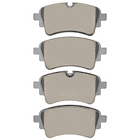 1551-2364-00 5000 Advanced Ceramic Brake Pads, Fits Select Audi/Volkswagen, Position: Rear