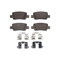 1551-2373-01 5000 Advanced Ceramic Brake Pads & Hardware Kit, Fits Select Kia/Hyundai/Genesis, Position: Rear