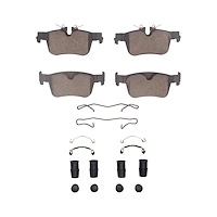 1551-2410-01 5000 Advanced Ceramic Brake Pads & Hardware Kit, Fits Select Volvo, Position: Rear