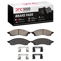 1551-2427-01 5000 Advanced Ceramic Brake Pads & Hardware Kit, Fits Select Ford/Lincoln/Mercury/Mazda, Position: Front