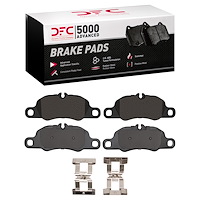 1552-1389-01 5000 Advanced Low-Metallic Brake Pads & Hardware Kit, 2013-2016 Porsche, Position: Front