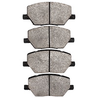 1552-1811-00 5000 Advanced Ceramic Brake Pads, Fits Select Mopar, Position: Front