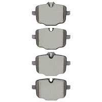 1552-1850-00 5000 Advanced Low-Metallic Brake Pads, 2016-2021 BMW, Position: Rear