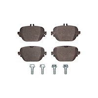 1552-2193-01 5000 Advanced Low-Metallic Brake Pads & Hardware Kit, Fits Select Mercedes-Benz, Position: Rear