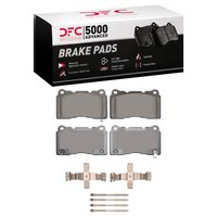 5000 Advanced Low-Metallic Brake Pads & Hardware Kit, 2017-2019 Acura/Honda, Position: Front