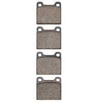 1600-0031-00 5000 Euro Ceramic Brake Pads, 1961-2004 Multiple Makes/Models, Position: Rear,Front