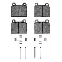 1600-0045-03 5000 Euro Ceramic Brake Pads & Hardware Kit, 1963-1976 Multiple Makes/Models, Position: Front
