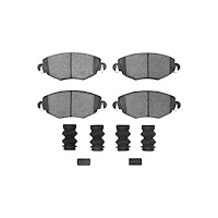 1600-0910-01 5000 Euro Ceramic Brake Pads & Hardware Kit, 2001-2008 Multiple Makes/Models, Position: Front