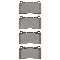 1600-1001-00 5000 Euro Ceramic Brake Pads, 2003-2021 Multiple Makes/Models, Position: Front,Rear
