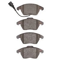 1600-1107-00 5000 Euro Ceramic Brake Pads, 2005-2018 Audi/Volkswagen, Position: Front