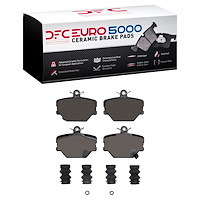 1600-1252-01 5000 Euro Ceramic Brake Pads & Hardware Kit, 2005-2016 Smart, Position: Front
