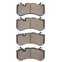 1600-1291-00 5000 Euro Ceramic Brake Pads, Fits Select Multiple Makes/Models, Position: Front