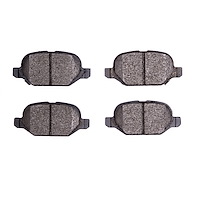 1600-1569-00 5000 Euro Ceramic Brake Pads, 2009-2019 Mopar, Position: Rear